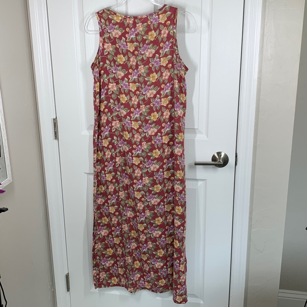 Vintage gap linen floral maxi dress size small - Picture 3 of 9